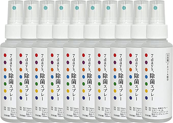 7days, 除菌スプレー
